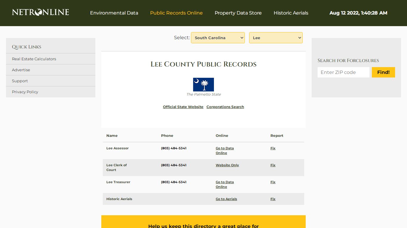 Lee County Public Records - NETROnline.com